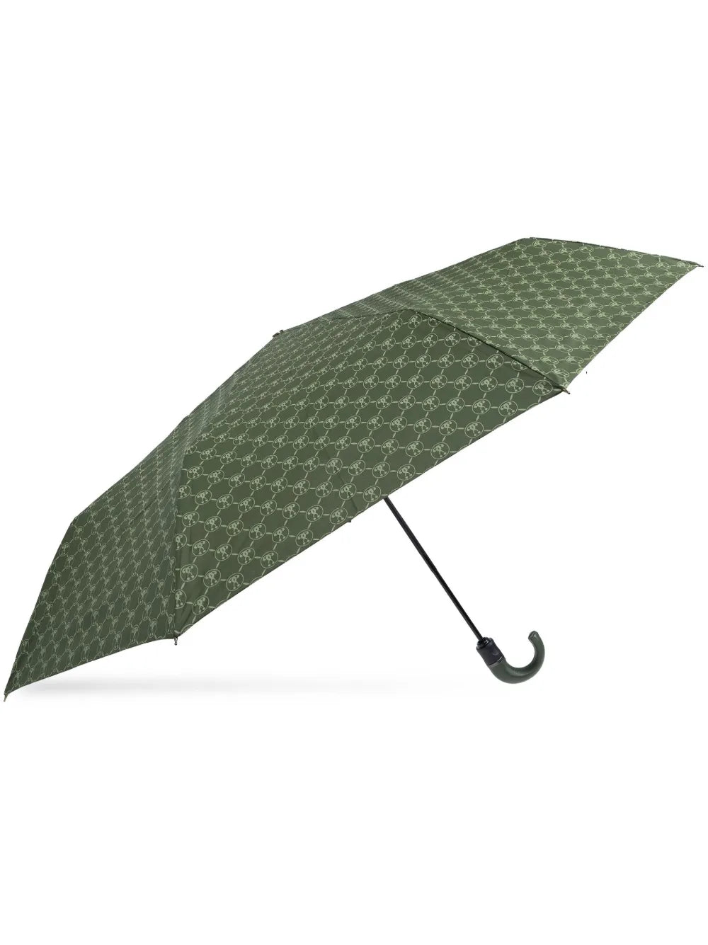 Moschino monogram print crook handle umbrella