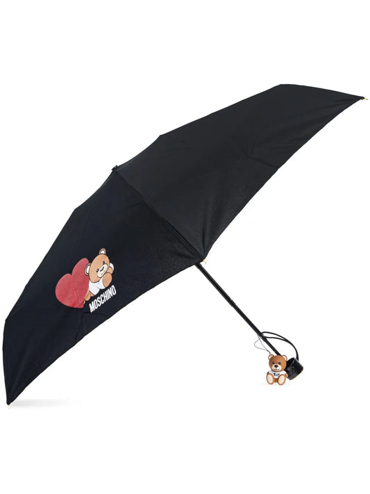 Moschino teddy bear print compact umbrella