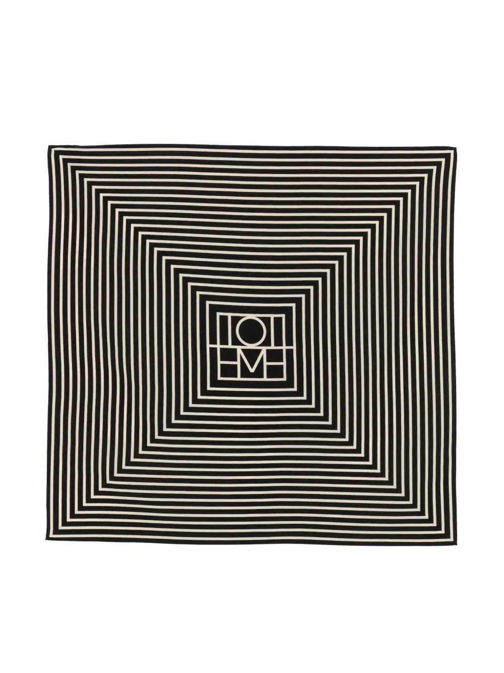 TOTEME Signature monogram silk scarf