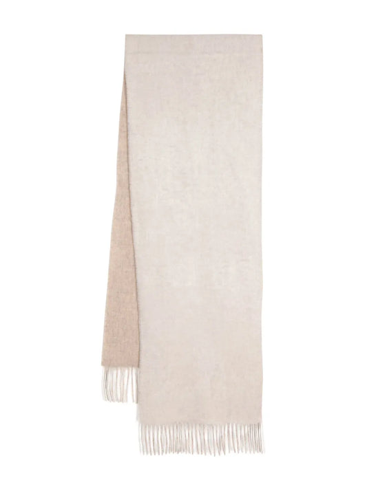 N.Peal doubleface woven scarf