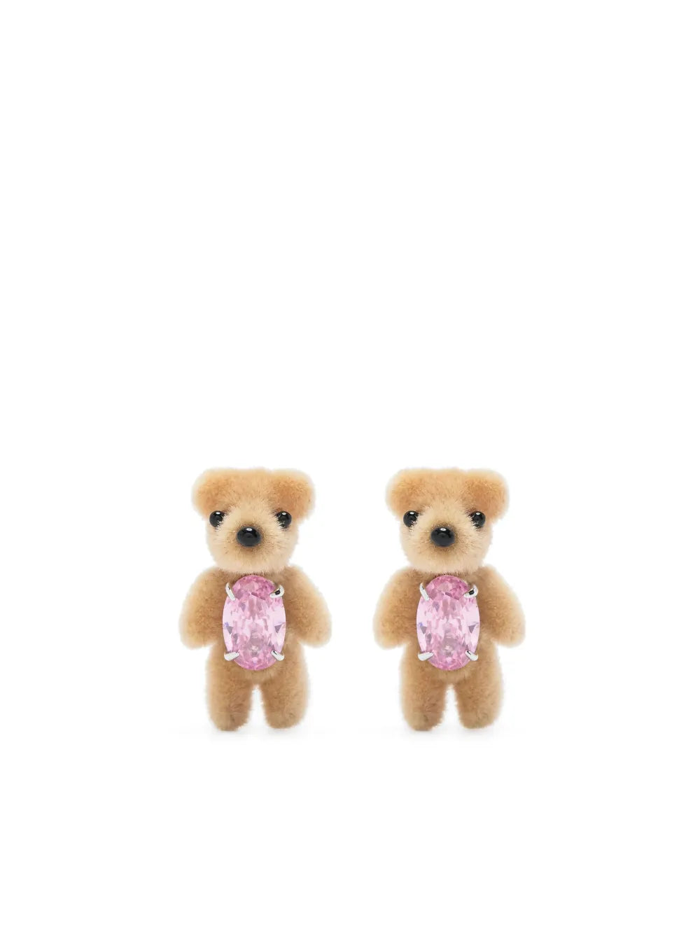 YVMIN bear motif earrings
