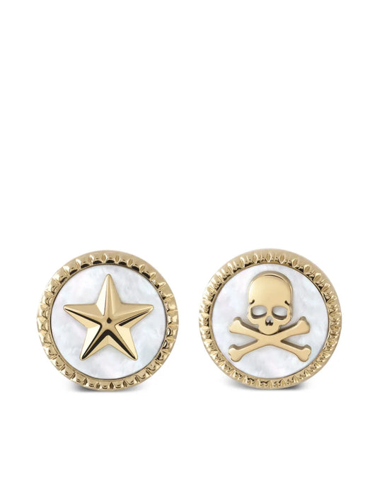 Philipp Plein Mini logo earrings