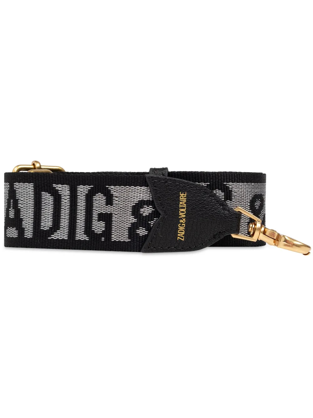 Zadig&Voltaire logo jacquard shoulder strap