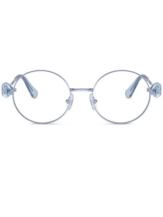 Swarovski round frame glasses