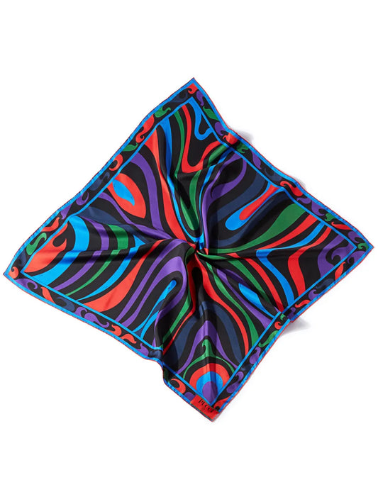 PUCCI Marmo print silk scarf