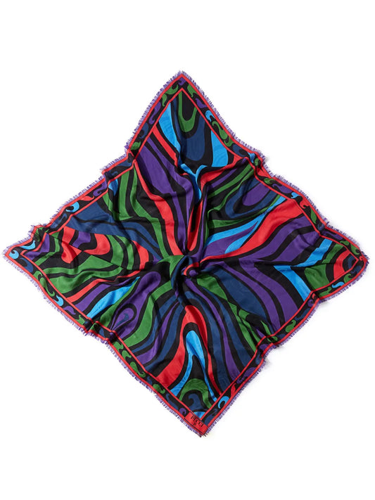 PUCCI large Marmo print scarf