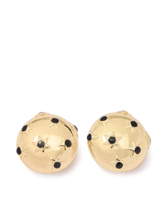 Carolina Herrera Starbust Dome earrings