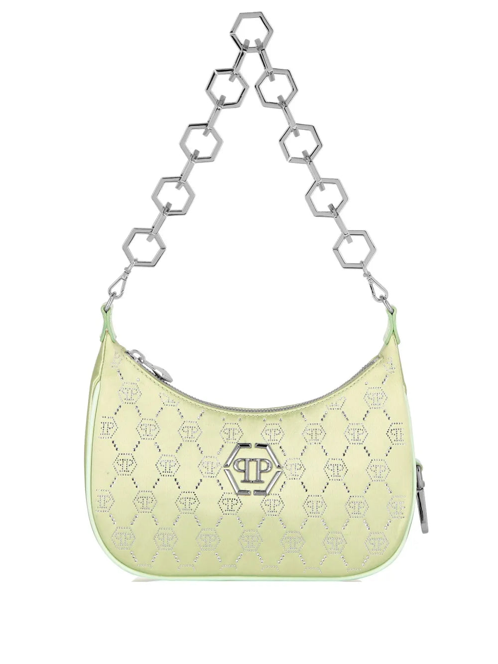Philipp Plein Monogram Satin shoulder bag