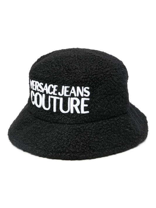 Versace Jeans Couture logo embroidered bucket hat