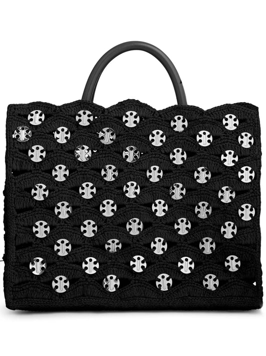 Rabanne woven tote bag