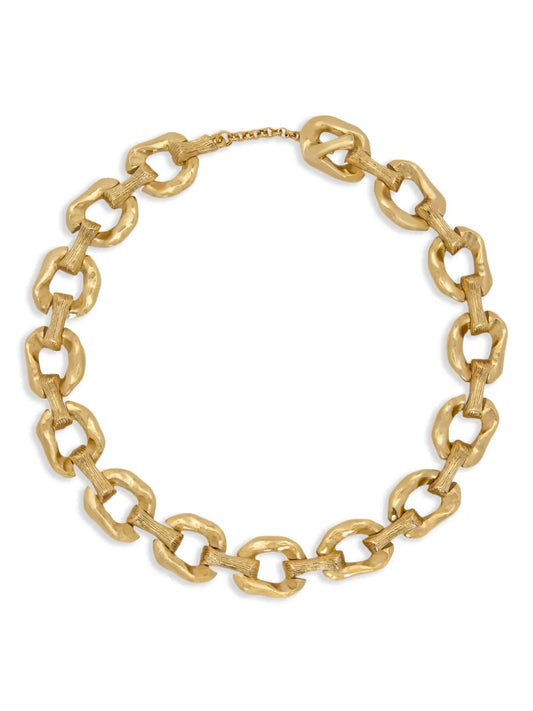 Oscar de la Renta oversized chain link necklace