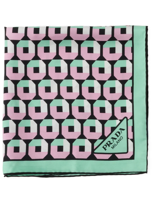 Prada silk scarf