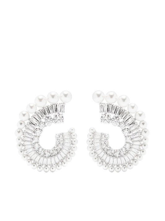 Swarovski pearl detail earrings