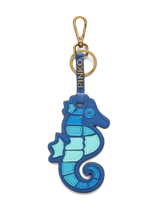 PINKO seahorse keyring