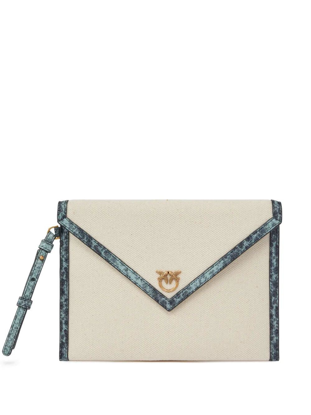 PINKO canvas clutch bag
