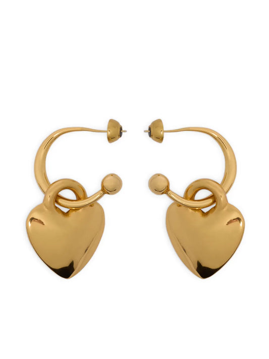 Patou small Heart hoop earrings