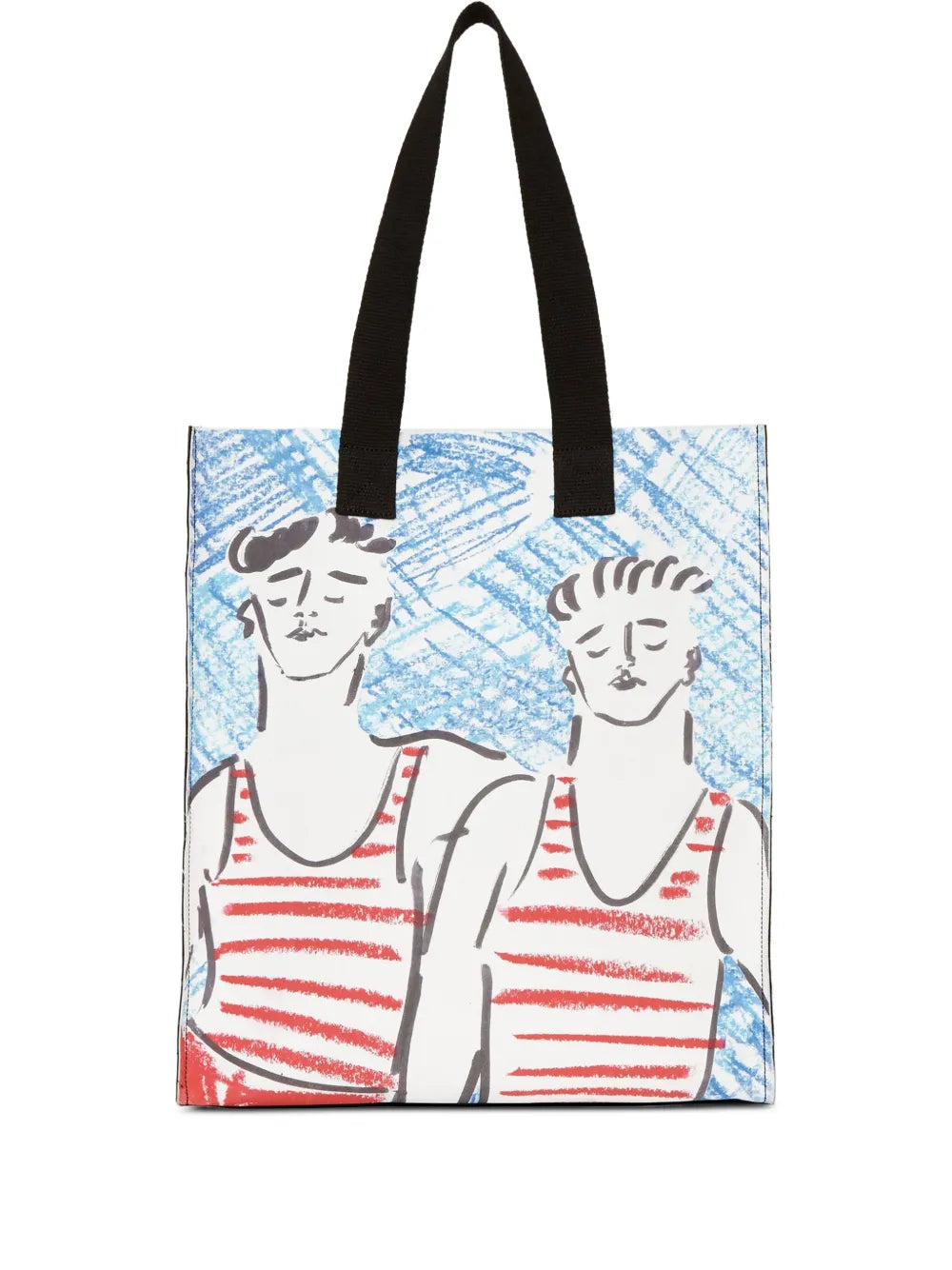 MSGM graphic print tote bag