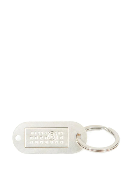 MM6 Maison Margiela numbers engraved keyring