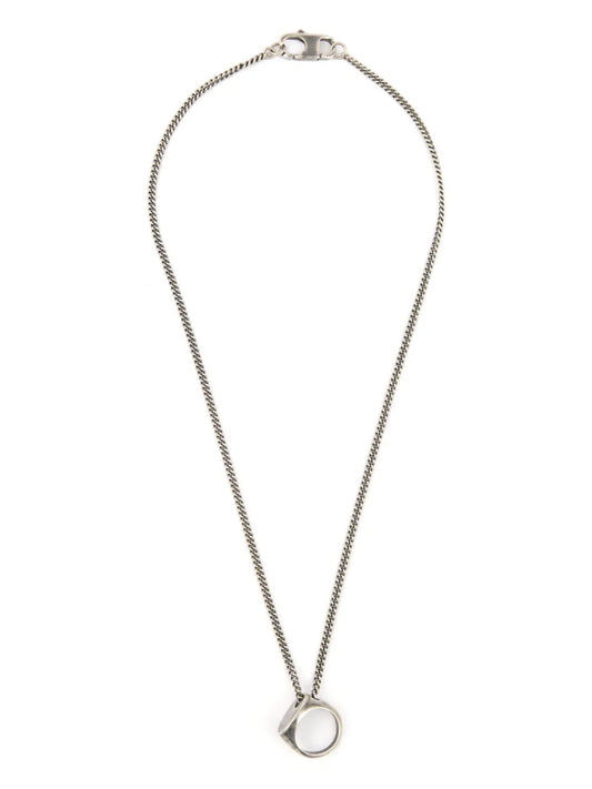 MM6 Maison Margiela Numeric ring necklace