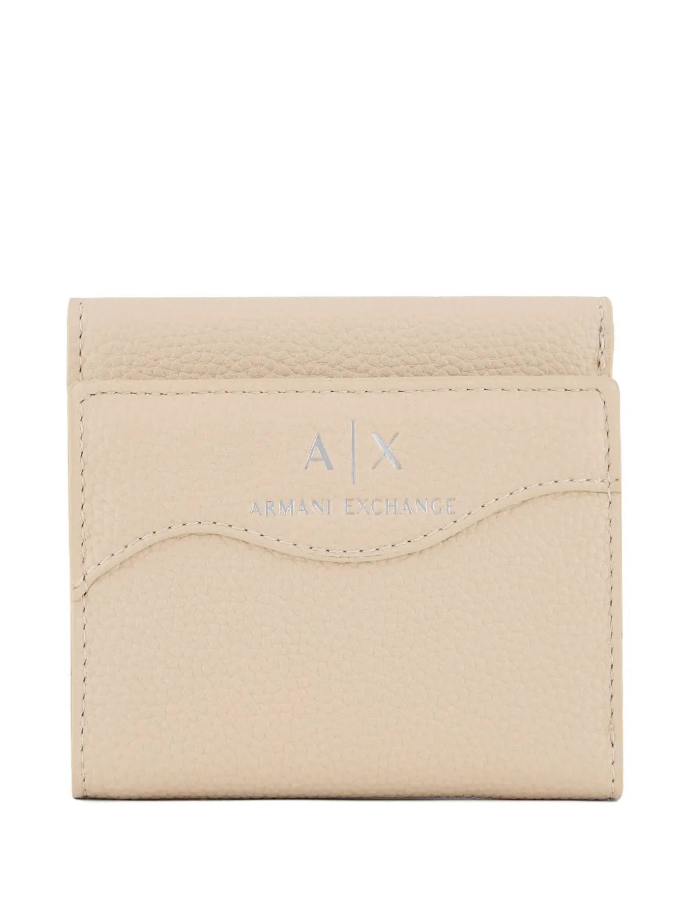 Armani Exchange logo stamp wallet