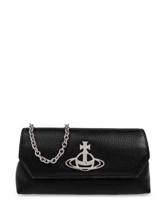 Vivienne Westwood Orb plaque clutch bag