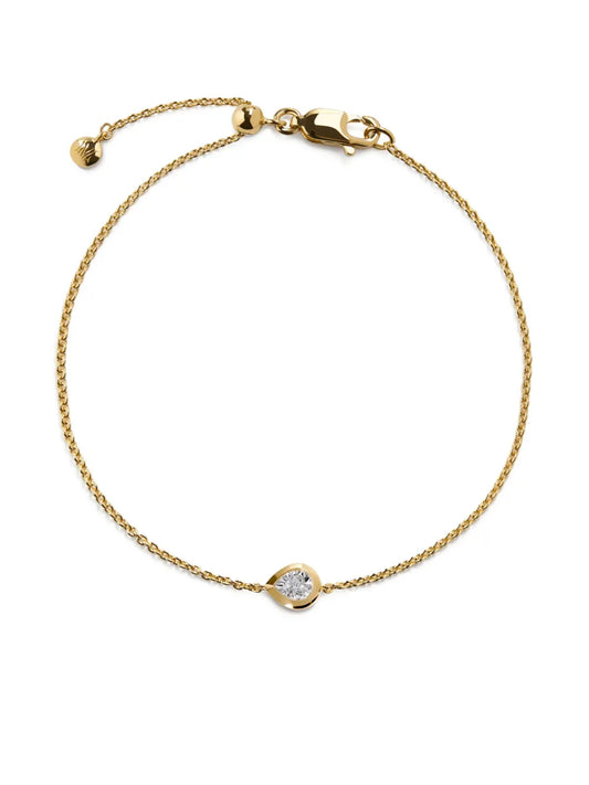 Monica Vinader Pear Diamond bracelet