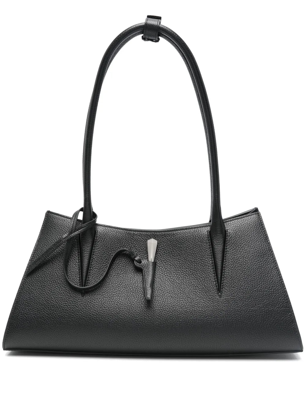 Mugler leather tote bag