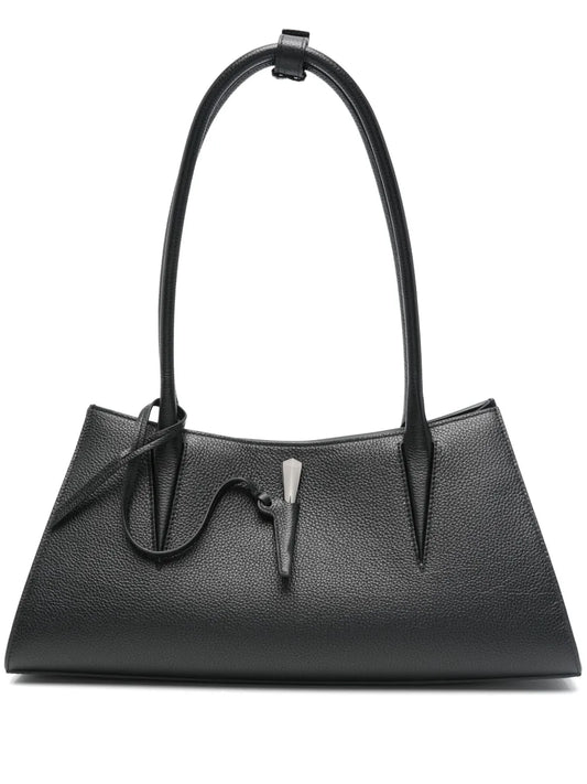 Mugler leather tote bag