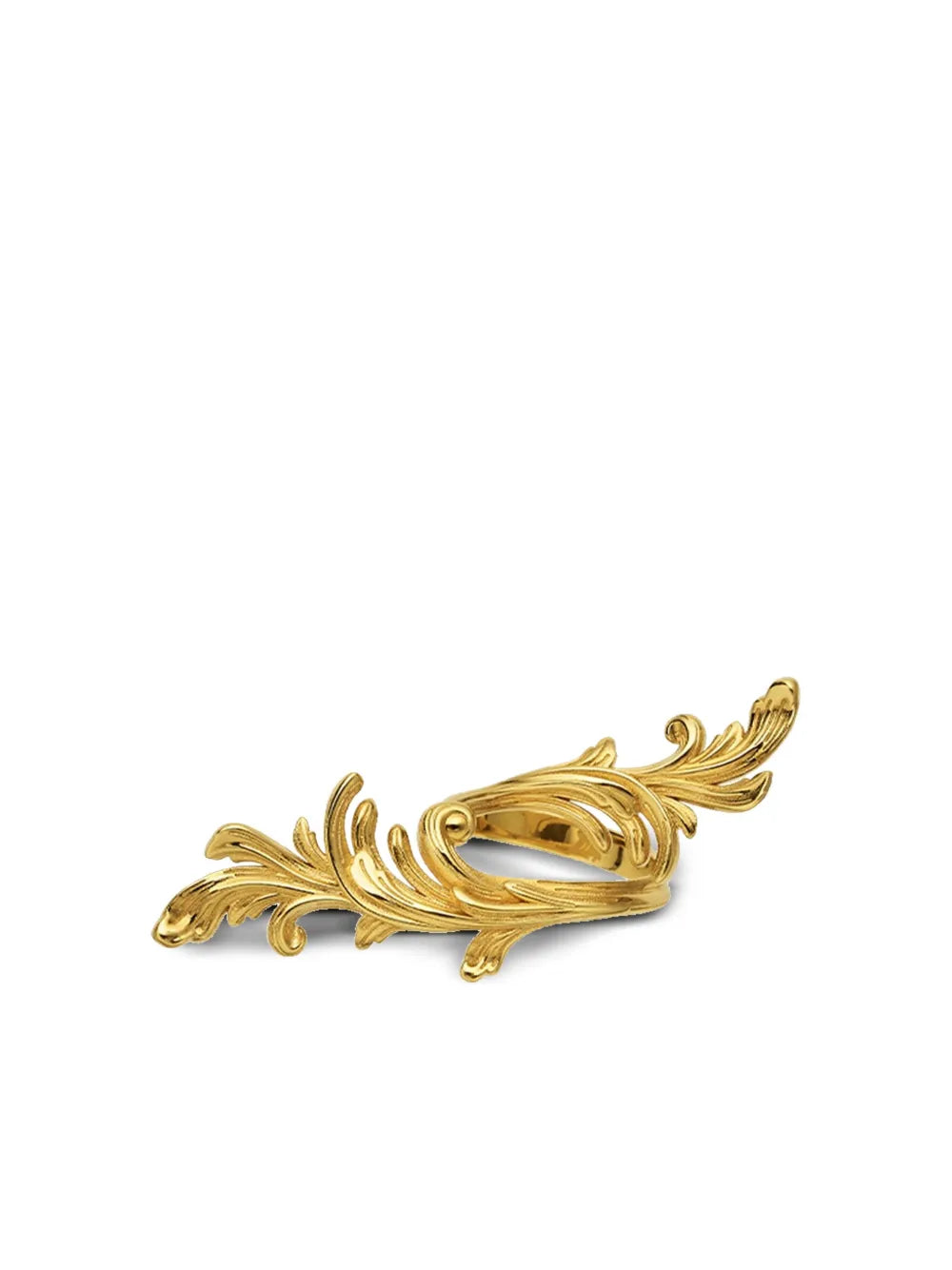 Versace Barocco Leaf ring