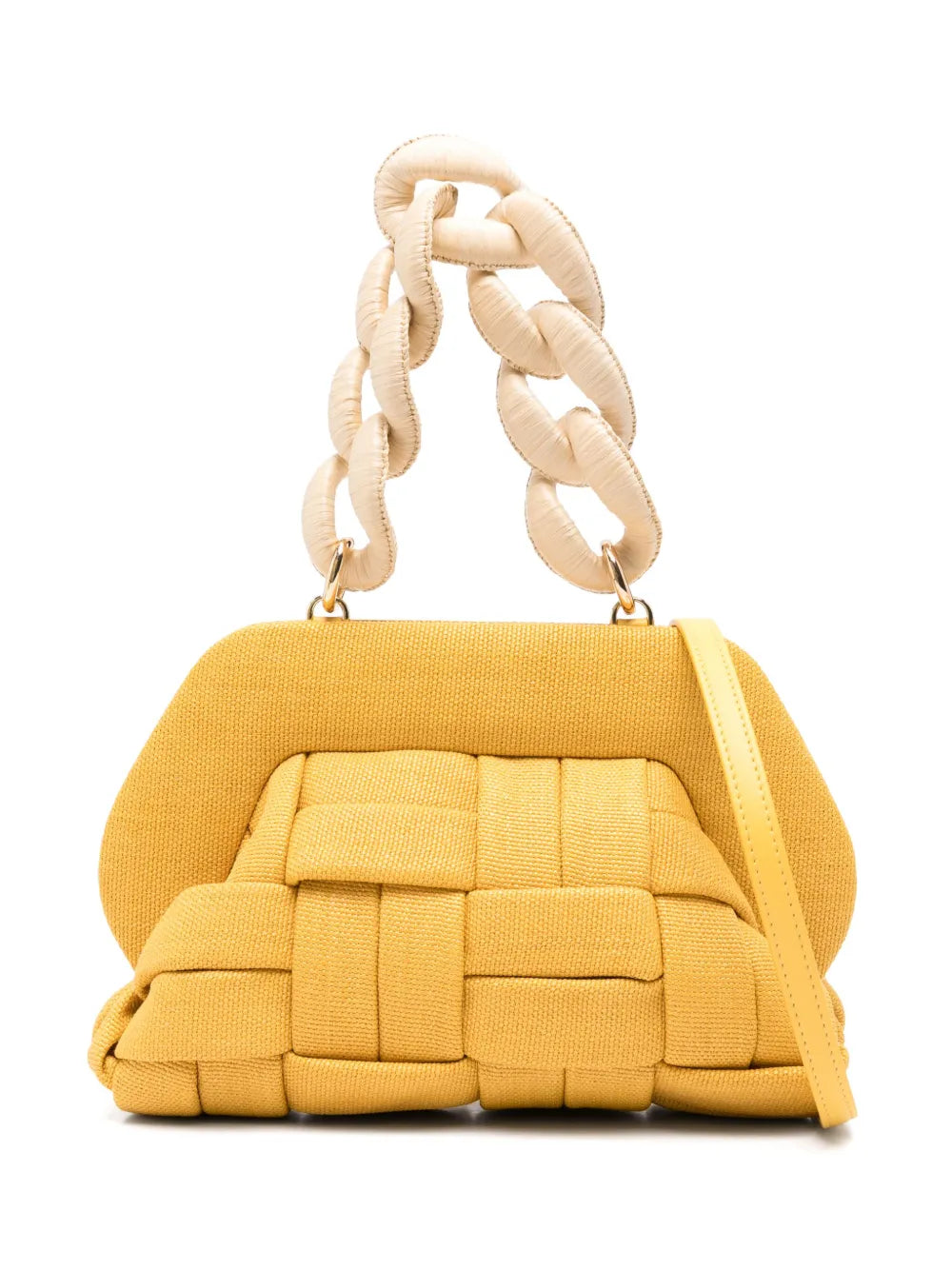 Themoirè Tia clutch bag