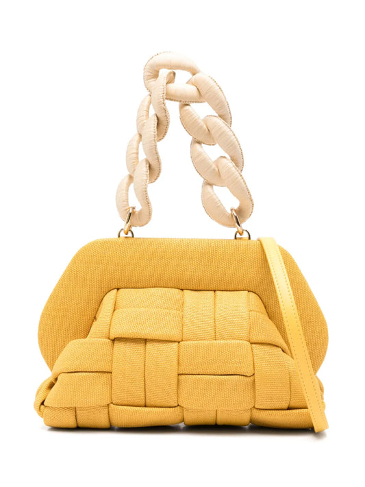 Themoirè Tia clutch bag