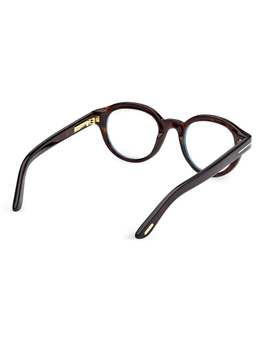 TOM FORD Eyewear round frame acetate glasses