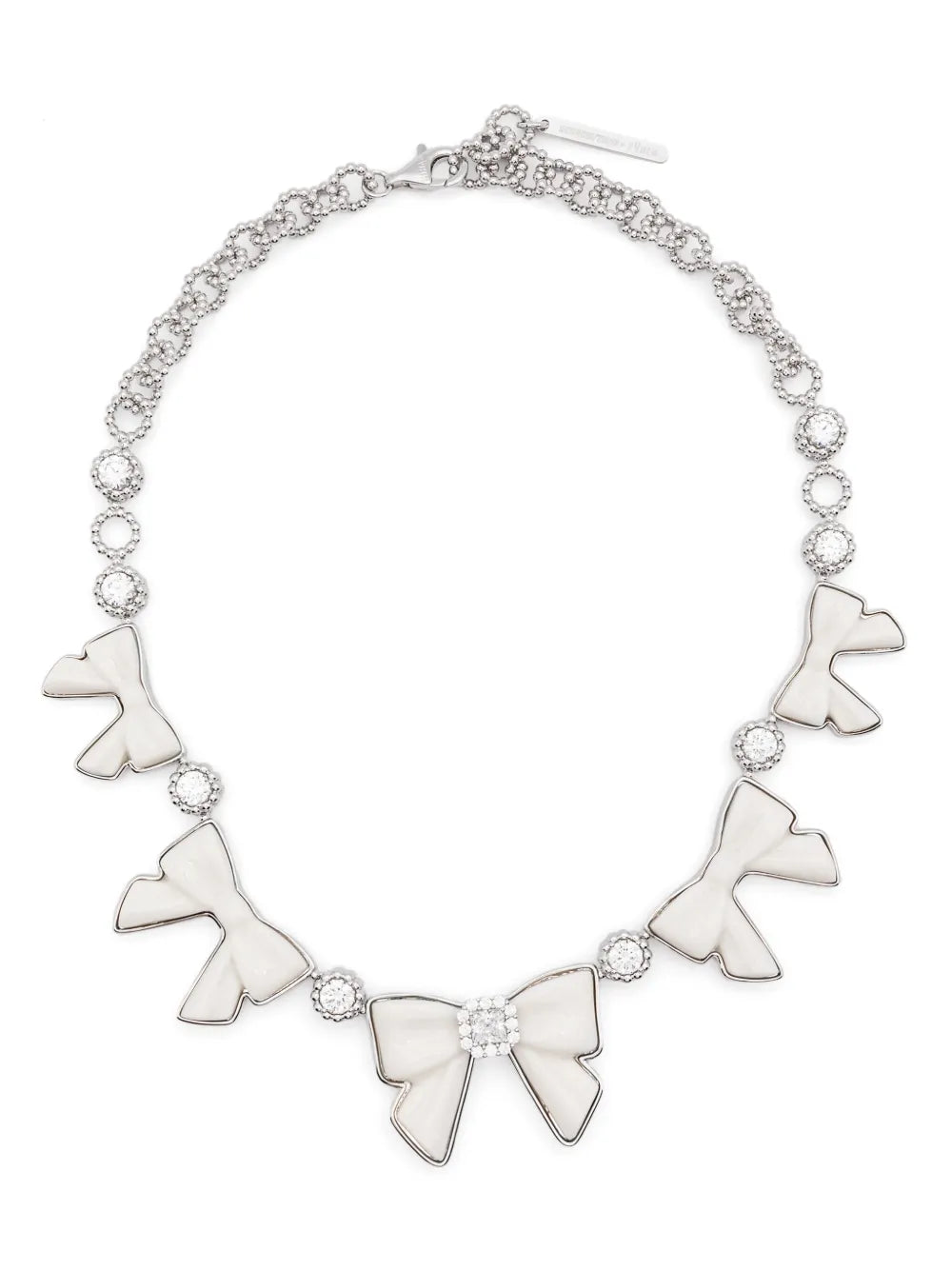 YVMIN bow detail necklace