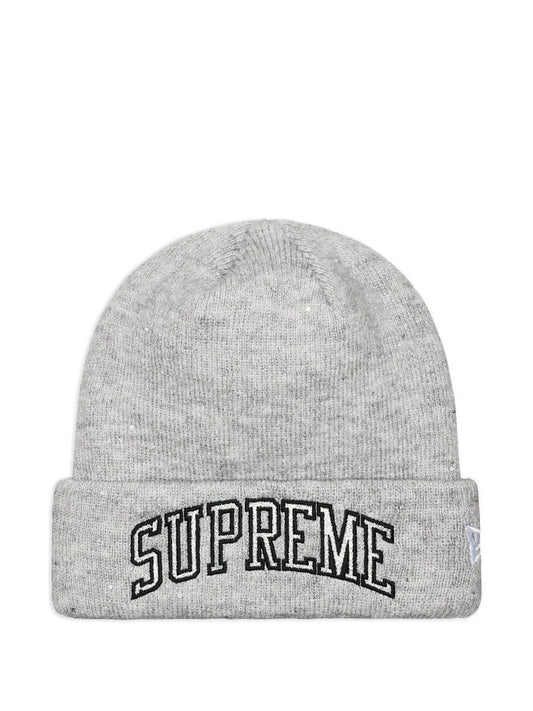 Supreme New Era Metallic Arc beanie hat
