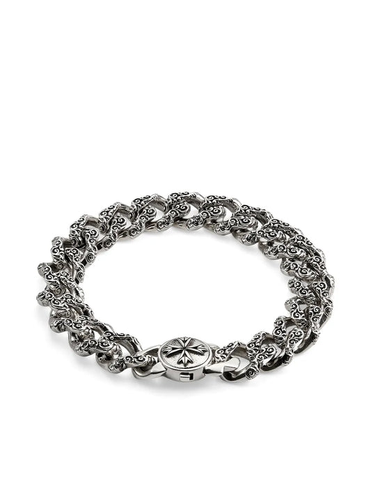 Emanuele Bicocchi Flourish chain bracelet