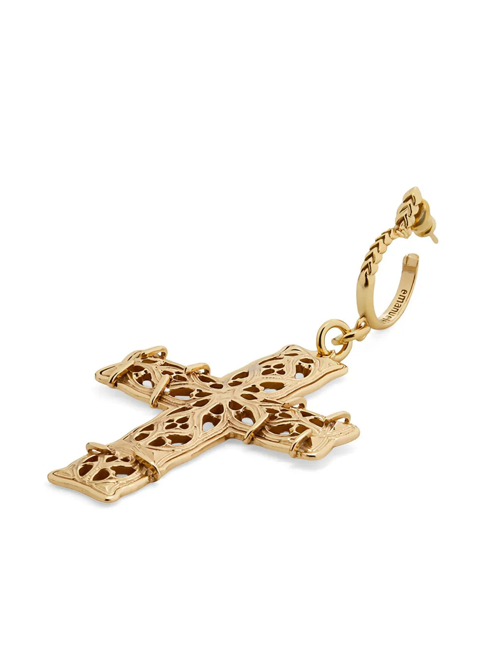 Emanuele Bicocchi Notre Dame Cross earring