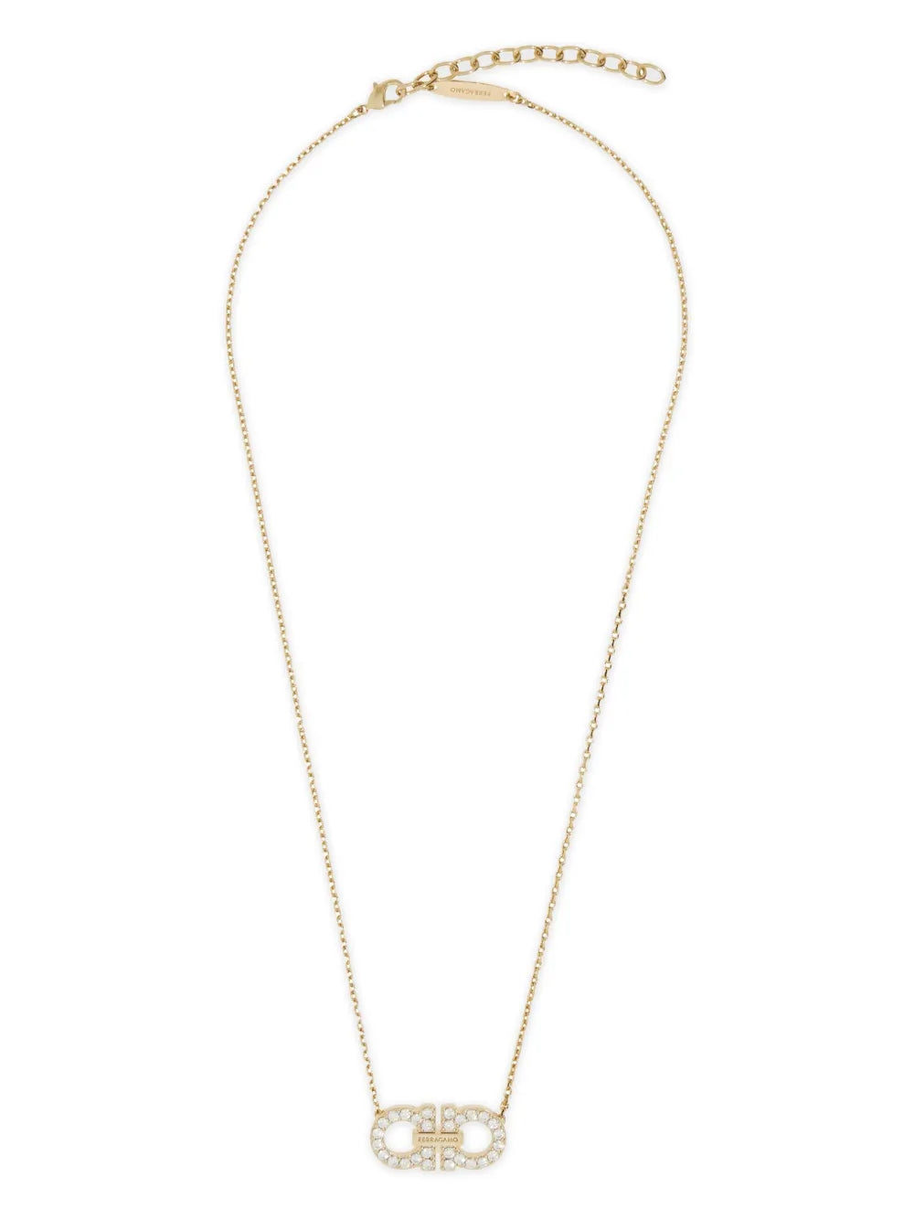 Ferragamo Gancini charm necklace