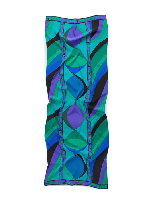 PUCCI Pesci print silk scarf