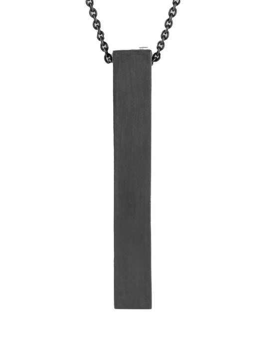 Parts of Four sterling silver Cuboid necklace