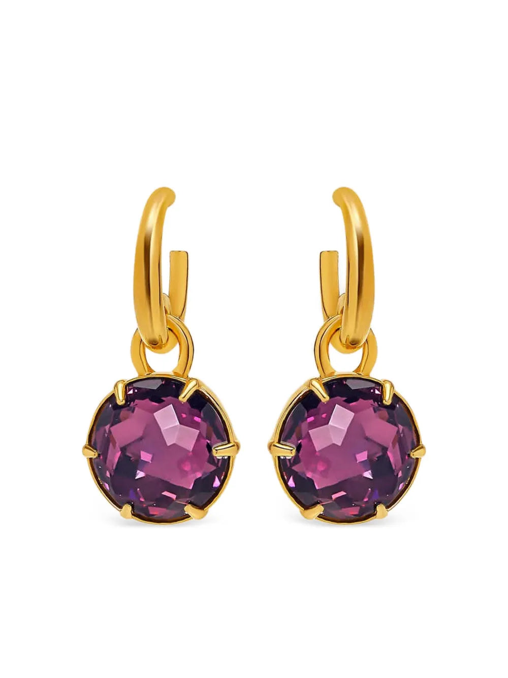 Oscar de la Renta crystal earrings