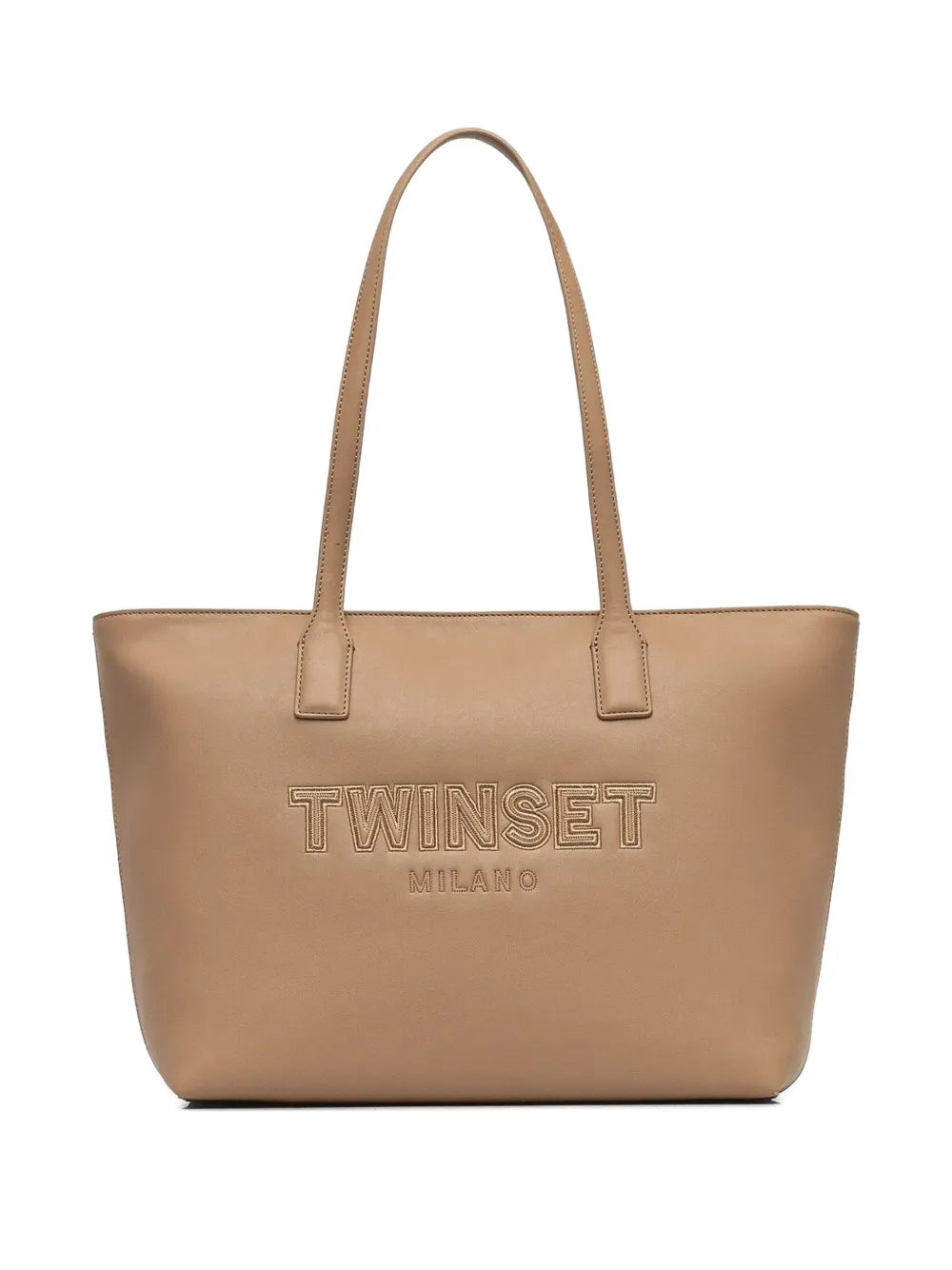 TWINSET logo embossed tote bag