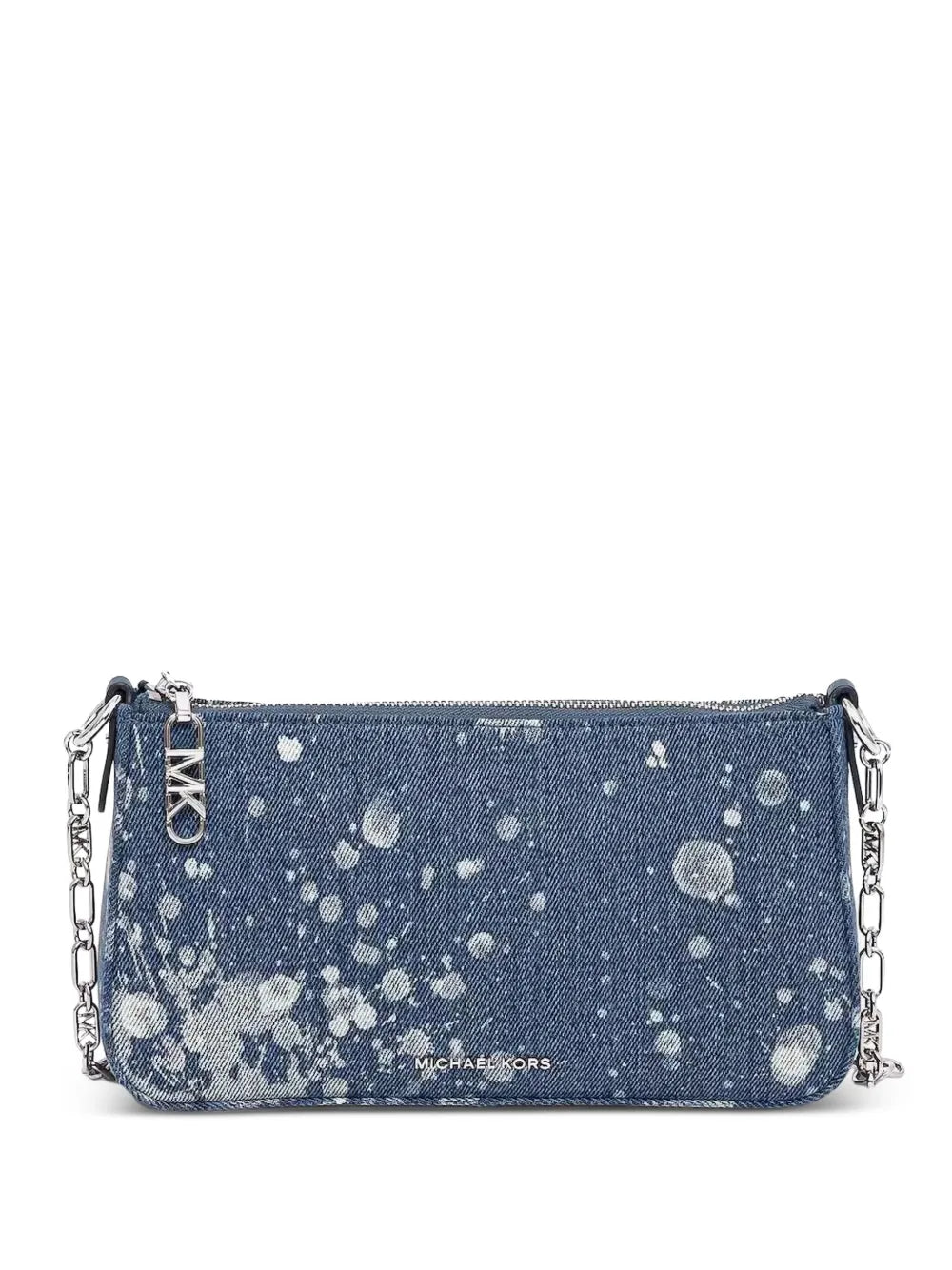 Michael Michael Kors Empire denim splatter print shoulder bag