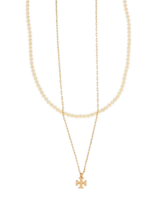 Tory Burch Kira layered necklace
