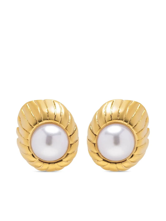 Nialaya Jewelry freshwater pearl earrings