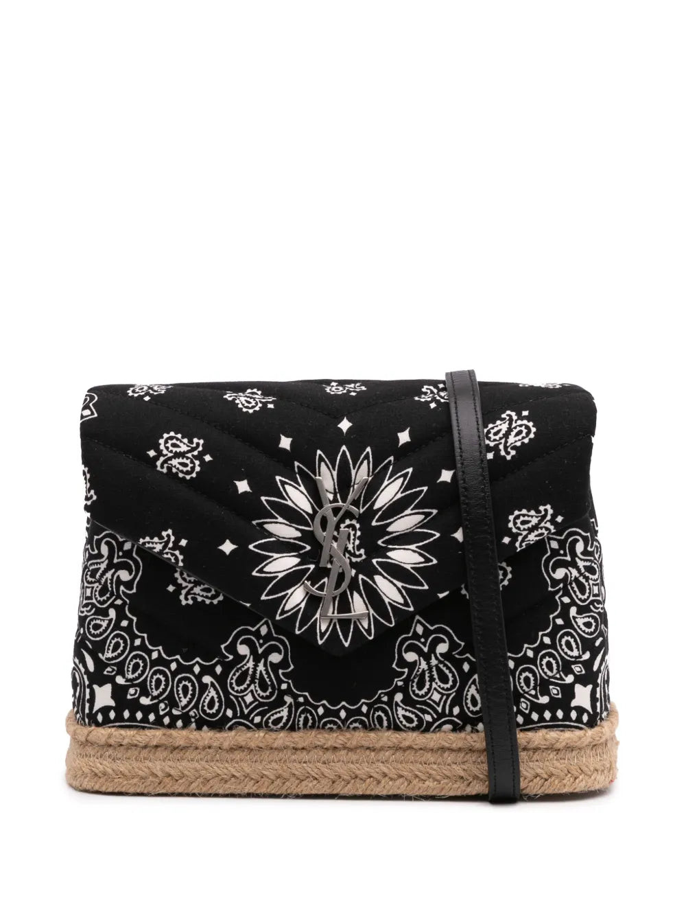 Saint Laurent 2018 Toy Cotton Bandana Print Loulou crossbody bag