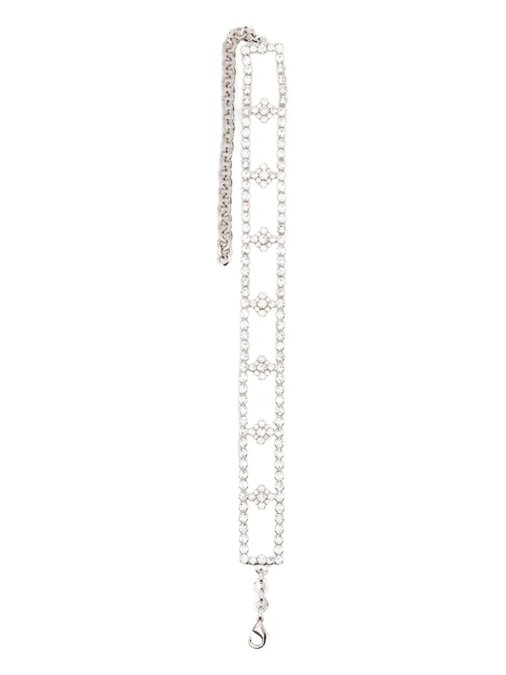 Alessandra Rich crystal embellished necklace