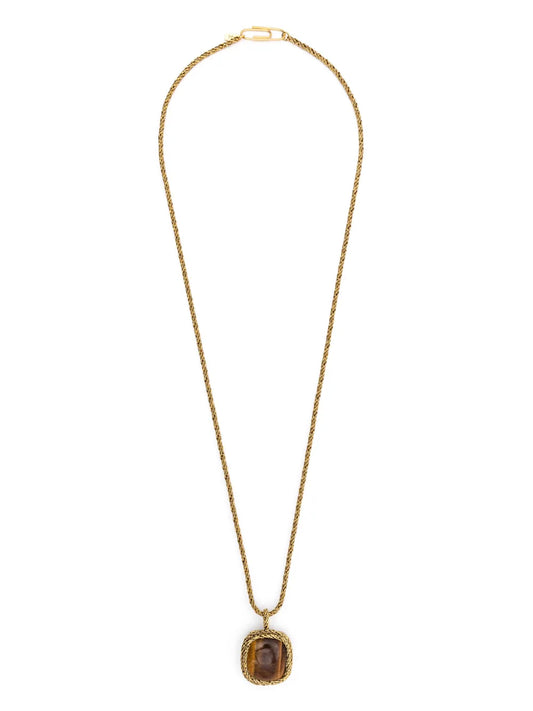 Aurelie Bidermann Miki tiger eye necklace