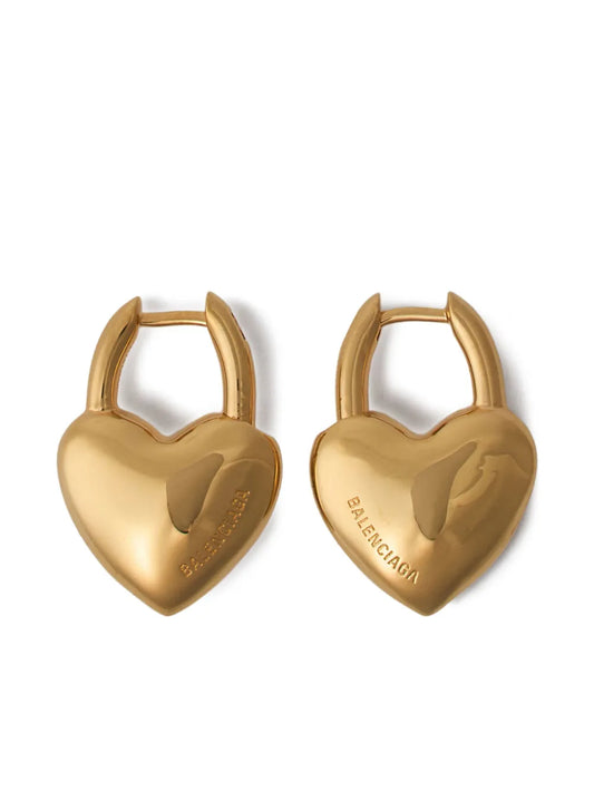 Balenciaga Minnie heart shaped earrings