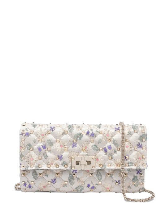 Valentino Garavani quilted floral print crossbody bag