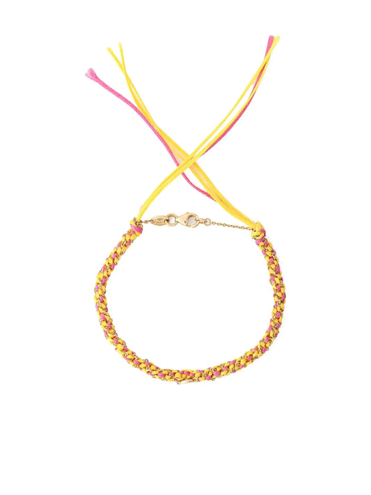 Lisa O 9kt yellow gold Na Gioia diamond bracelet